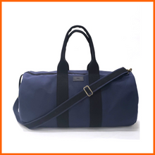Load image into Gallery viewer, Navy Canvas Duffel