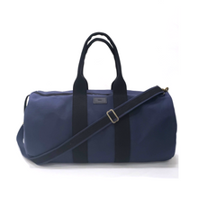 Load image into Gallery viewer, Navy Canvas Duffel