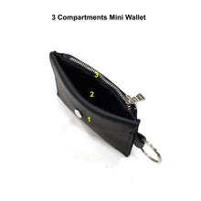 Load image into Gallery viewer, Card Wallet with Snap and Zipper