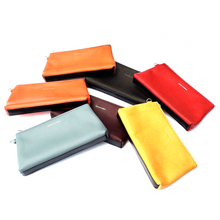 Load image into Gallery viewer, Leather Wristlet Pouch