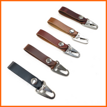 Load image into Gallery viewer, Men's Leather Keychain