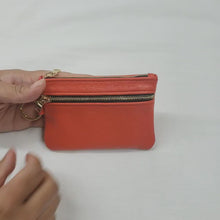 Load and play video in Gallery viewer, Double Zip Pouch Wallet