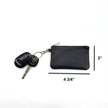 Load image into Gallery viewer, Leather Key Chain Pouch