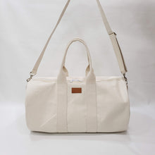 Load image into Gallery viewer, Natural Canvas Duffel
