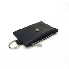 Load image into Gallery viewer, Card Wallet with Snap and Zipper