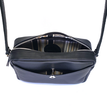 Load image into Gallery viewer, Black Leather Crossbody Bag