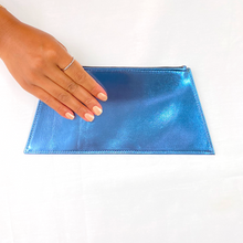 Load image into Gallery viewer, Metallic Leather Clutch