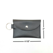Load image into Gallery viewer, Card Wallet with Snap and Zipper