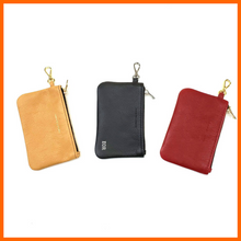 Load image into Gallery viewer, Leather Key Chain Pouch