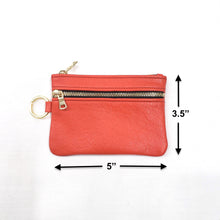 Load image into Gallery viewer, Double Zip Pouch Wallet