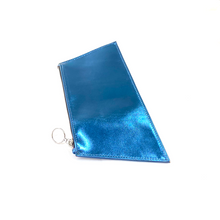 Load image into Gallery viewer, Metallic Leather Clutch