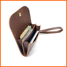 Load image into Gallery viewer, Leather Wristlet Wallet