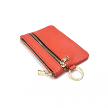 Load image into Gallery viewer, Double Zip Pouch Wallet