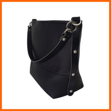 Load image into Gallery viewer, Black Single Strap Tote