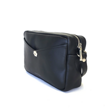 Load image into Gallery viewer, Black Leather Crossbody Bag