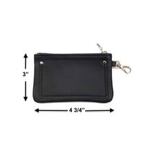 Load image into Gallery viewer, Leather keychain Pouch with Pocket
