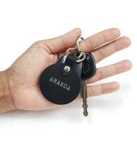 Load image into Gallery viewer, Leather Round Keychain