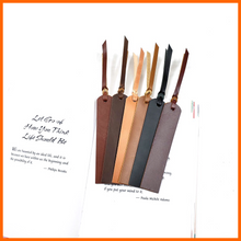 Load image into Gallery viewer, Leather Bookmark