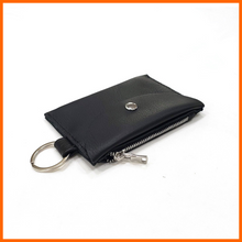 Load image into Gallery viewer, Card Wallet with Snap and Zipper
