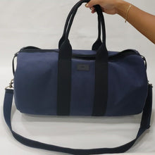 Load and play video in Gallery viewer, Navy Canvas Duffel
