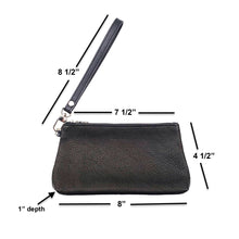 Load image into Gallery viewer, Leather Wristlet Pouch
