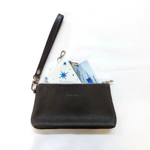 Leather Wristlet Pouch