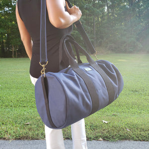 Navy Canvas Duffel