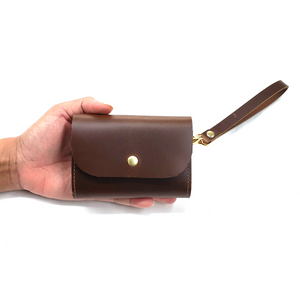 Leather Wristlet Wallet