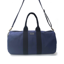 Load image into Gallery viewer, Navy Canvas Duffel
